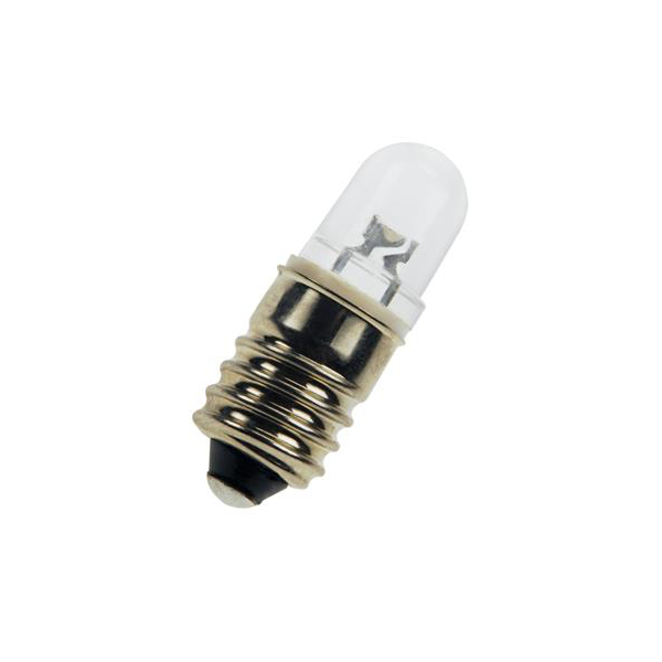 LED 12-30V AC/DC E10 9x26mm BIELA LED žiarovka